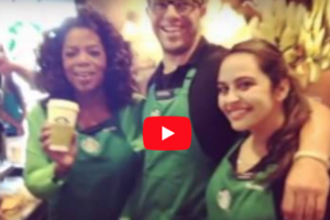 Oprah Drops by Starbucks in Montecito