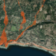 Interactive Debris Flow Map