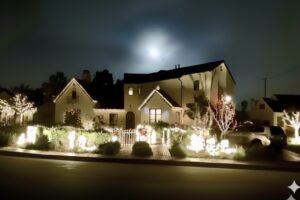 San Roque Santa Barbara Christmas Lights